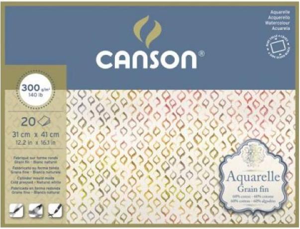 Produktbild Canson Aquarellblock Aquarelle (31 x 41 cm)