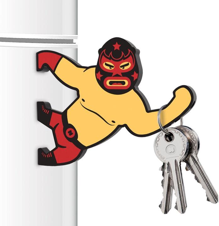 Actual product image Mustard Lucha Key-bre key holder bottle opener