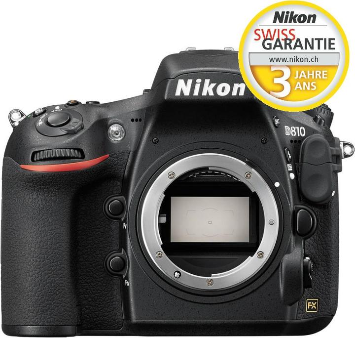 Nikon D810 Body - 3 years Swiss warranty (36.30 Mpx, Full frame)