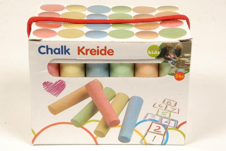 Actual product image Topwrite Kids Sidewalk chalk, 24... (Multicoloured, 24 x)