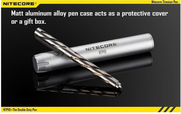 Image du produit Nitecore Stylo en titane (Argent)