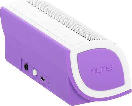 Produktbild Nyne Mini - Lautsprecher - tragbar - drahtlos - 5 Watt (Gesamt) - weiss, Violett (Mini Purple) (10 h, Akkubetrieb)