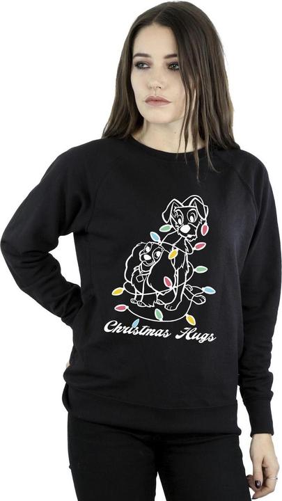 Immagine prodotto Disney Lady And The Tramp Christmas Hugs Felpa Donna (S)