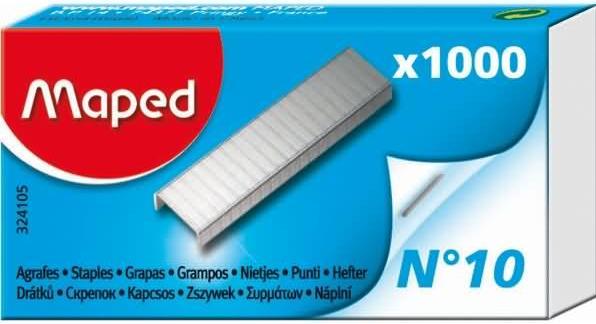 Maped Heftklammern Nr. 10, verzinkt, Kleinpackung (1 x)