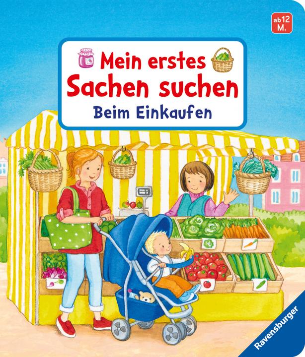 Immagine prodotto Ravensburger Mein erstes Sachen suchen: Beim Einkaufen (Tedesco, Sandra Grimm, Denitza Gruber, 2021)