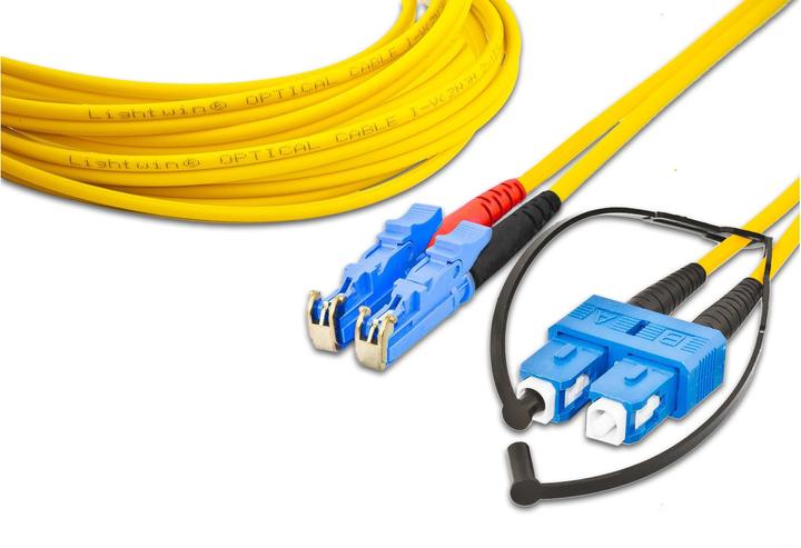 Immagine prodotto Lightwin Cavo patch in fibra ottica LSH-SC, monomodale, duplex, 3m (CAT6, 3 m)