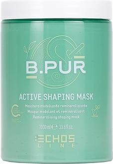 Echosline B. Pur Active Shaping Remineralisierende Haarmaske mit Shea Butter und weisser Tonerde 1000ml 33.8