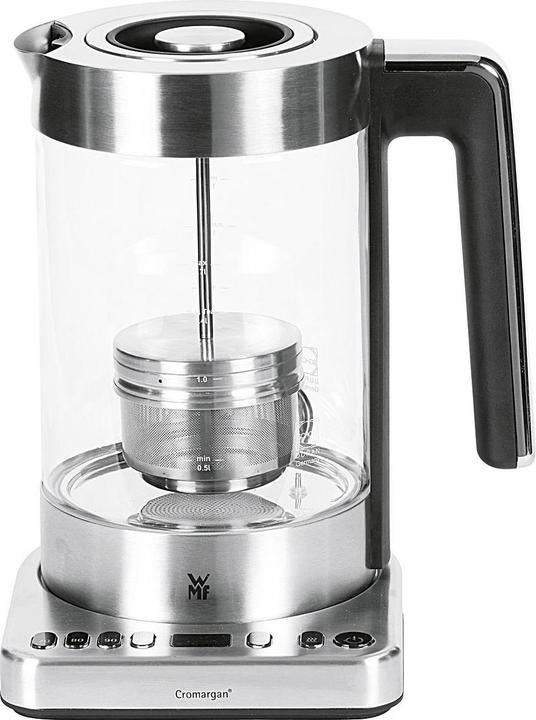 Produktbild WMF Glas Wasserkocher mit Temperaturwahl 1,7l Teesieb Warmhaltefunktion Lono 3000W (1.70 l)