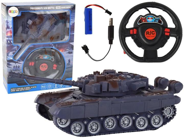 Lean Toys Marine-R/C-Panzer-Lichtsound 1:18 27 MHz