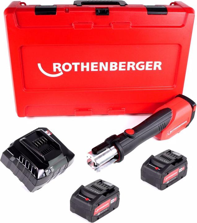 Image du produit Rothenberger ROMAX 4000 Sertisseuse sur batterie 18V + 2x batterie 8,0Ah + chargeur + coffret