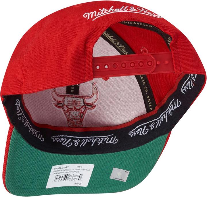 Immagine prodotto Mitchell & Ness Cappellino NBA Chicago Bulls Team Ground 2.0 Stretch Snapback (Taglia unica)