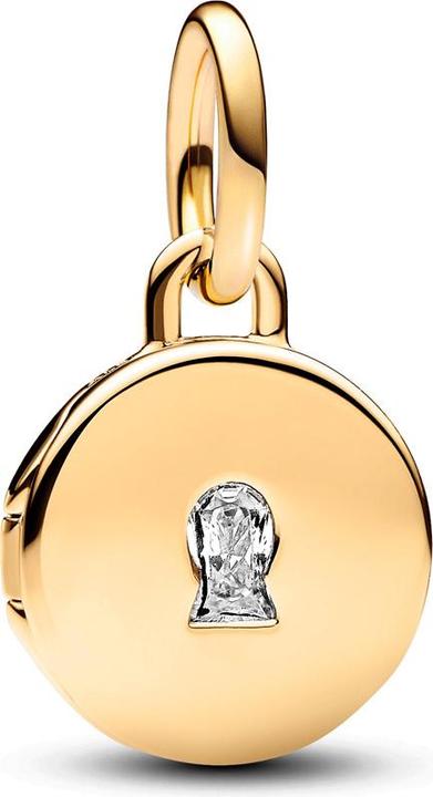Produktbild Pandora Aufklappbares & Gravierbares Liebesmedaillon Charm Charm (Vergoldete Metalllegierung)
