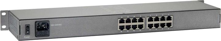 Actual product image LevelOne FEP-1601: 16 port switch, PoE+ (16 Ports)
