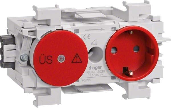 Hager TEH GS12013020 Prise/protection fine Wago à encliquetage frontal r
