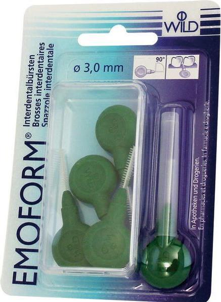 Image du produit Emoform Interdentalbürsten 3.0mm dunkelgrün (5 x, 3 mm)