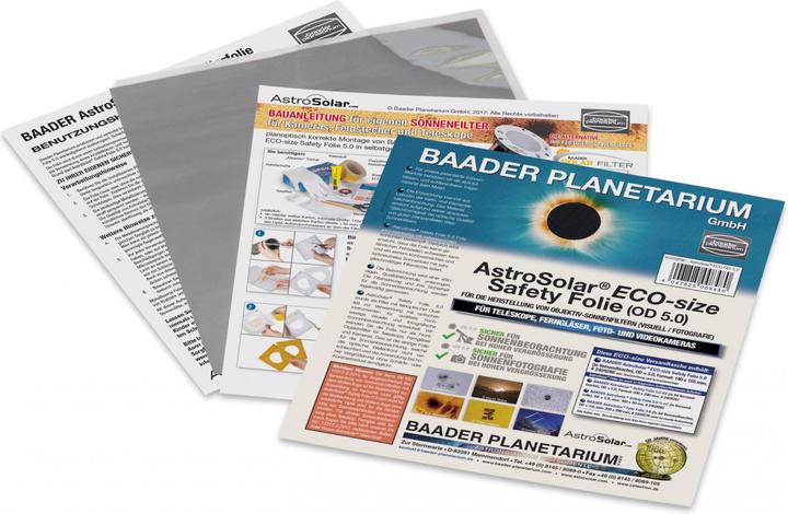 Produktbild Baader Planetarium AstroSolar Folie 5.0, 140x155mm