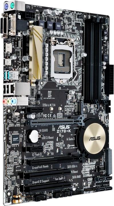 Produktbild ASUS Z170-K (LGA 1151, Intel Z170, ATX)