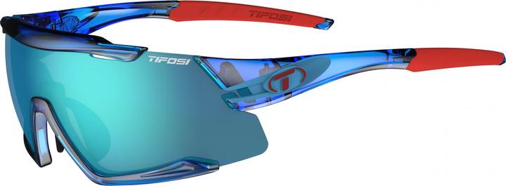 Tifosi Unisexe Aethon Sunglasses Lunettes de soleil, Crystal Blue/Clarion Blue, taille unique (Bleu, Bleu)