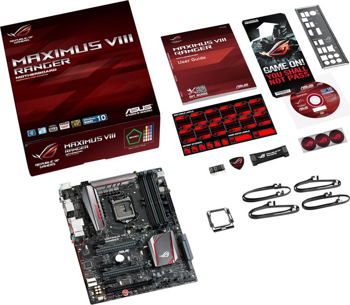 Produktbild ASUS Maximus VIII Ranger (LGA 1151, Intel Z170, ATX)