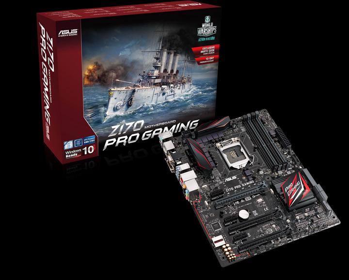 Image du produit ASUS Z170 Pro Gaming (LGA 1151, Intel Z170, ATX)