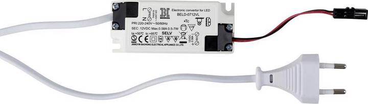 Image du produit Heitronic Eclairage de vitrine à LED 6 W blanc chaud acier inoxydable (360 lm)