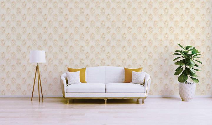Produktbild Tadessi Blumen Florentin M1-No.2519 | Gold | Floral | Klassik (53.5 x 600.5 cm)