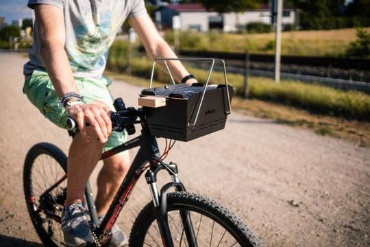 Actual product image Knister Bike holder for Grill