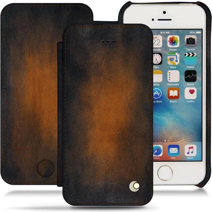 Productafbeelding Noreve Lederen omslag horizontaal (Apple iPhone SE)