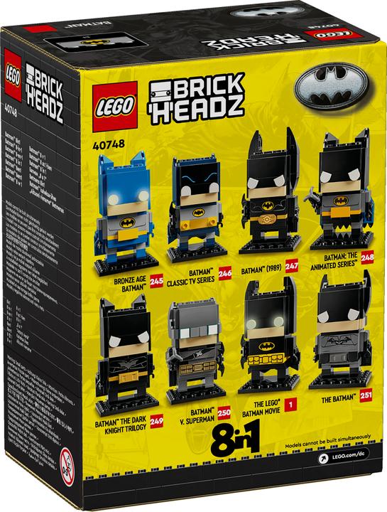 Immagine prodotto LEGO Batman figura 8 in 1 (40748, LEGO Brickheadz)