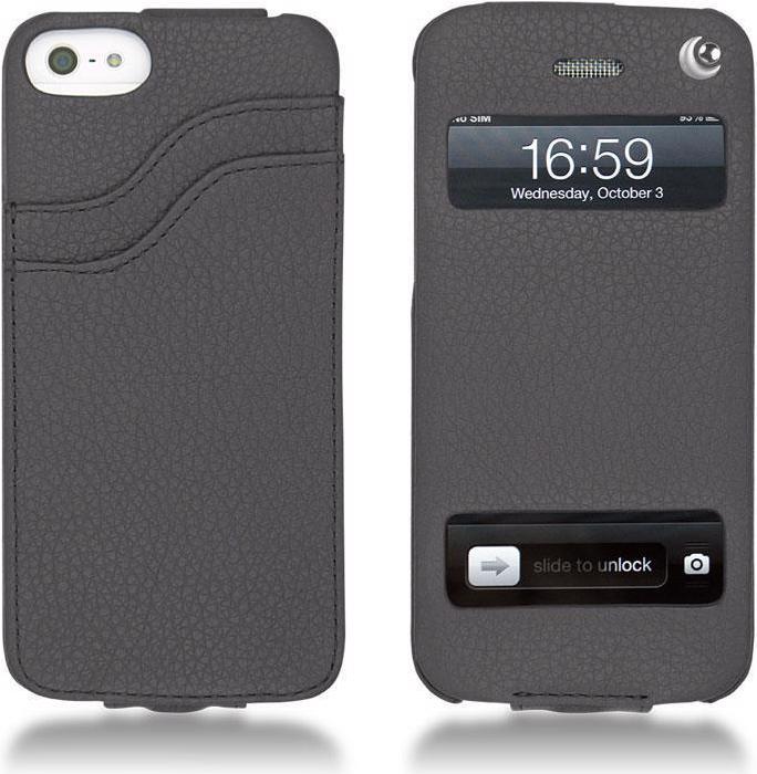Actual product image Noreve Leather cover vertical (Apple iPhone 5)