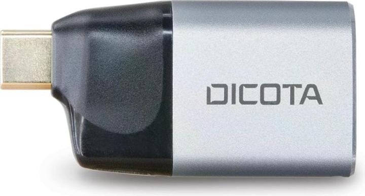 Produktbild Dicota USB-C to HDMI Mini Adapter with PD (4k/100W) silver (USB Typ-C, HDMI, 4.08 cm)