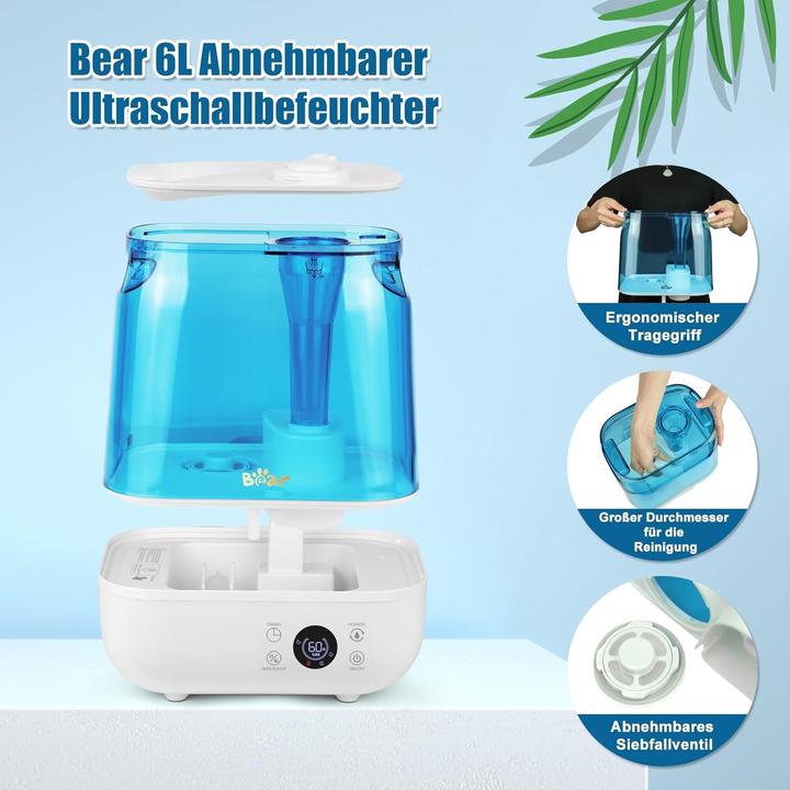 Produktbild Bear Rock Luftbefeuchter mit Schlafmodus