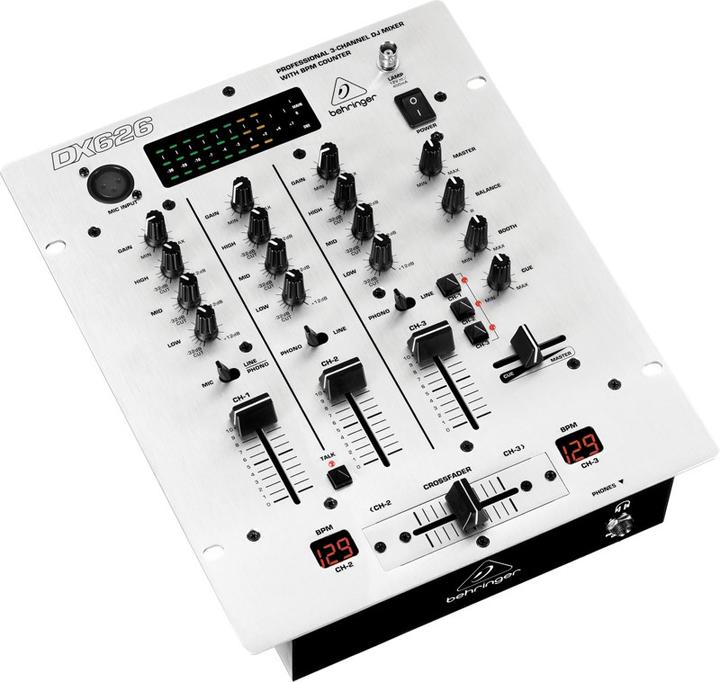 Produktbild Behringer DX626 PRO Mixer, 3-Kanal DJ Mixer (DJ Controller)
