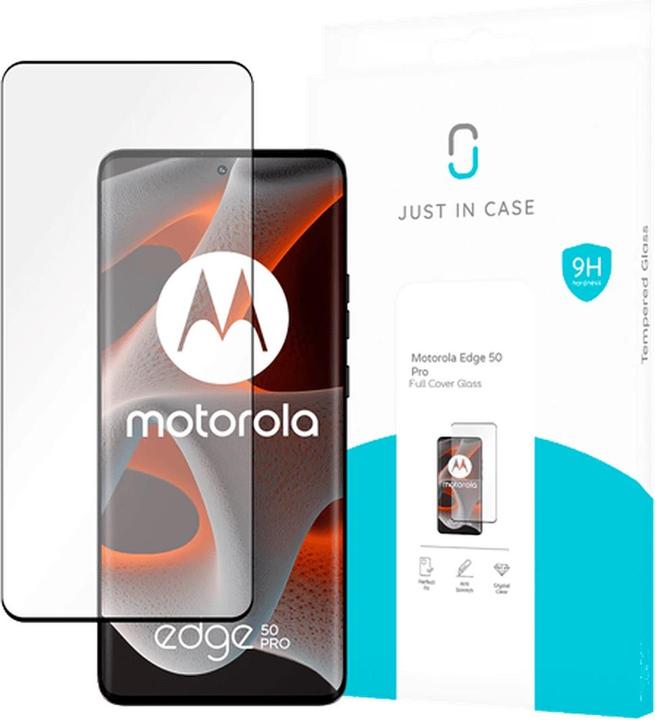 Produktbild Just in Case Gehärtetes Glass Edge To Edge Displayschutzfolie Motorola Edge 50 Pro (1 Stück, Motorola Edge 50 Pro)