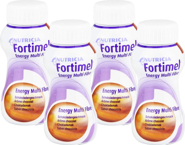 Actual product image Fortimel 1.5 Kcal multifibre chocolate (Chocolate, 4 x)