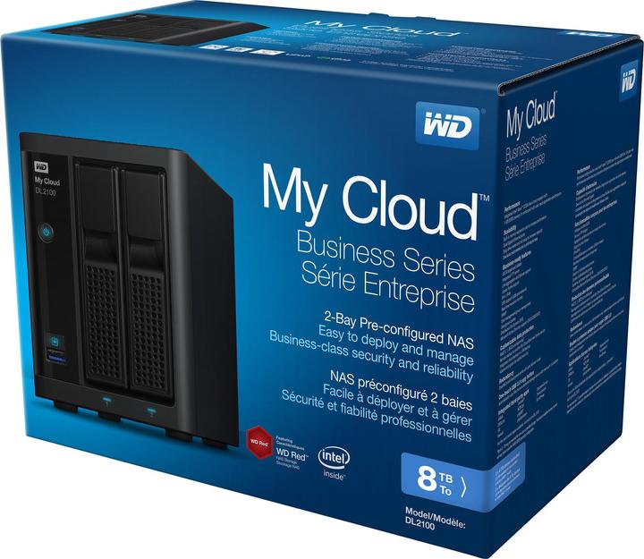 Image du produit WD My Cloud Pro PR2100 (2 x 4 To, WD Red)