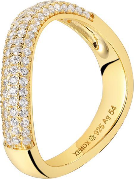 Produktbild Xenox Twotone Ring (58, 925 Silber)