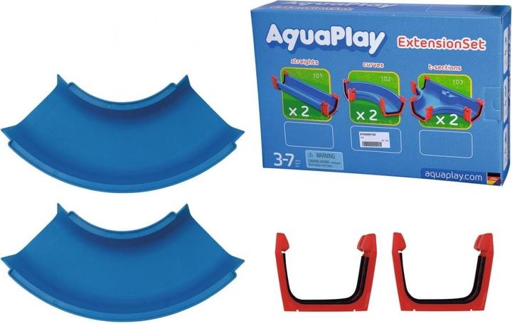 Produktbild Aquaplay 2 gebogene Kanalstück mit Kupplung