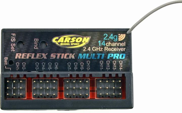 Actual product image Carson 14 channel receiver model sports