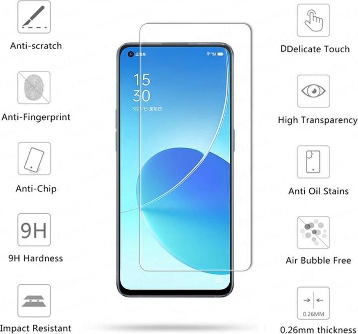 Image du produit Screenguard Oppo Reno6 Pro 5G Protection en verre blindé Case Friendly Design (1 pièce(s), Oppo Reno 6 Pro 5G)
