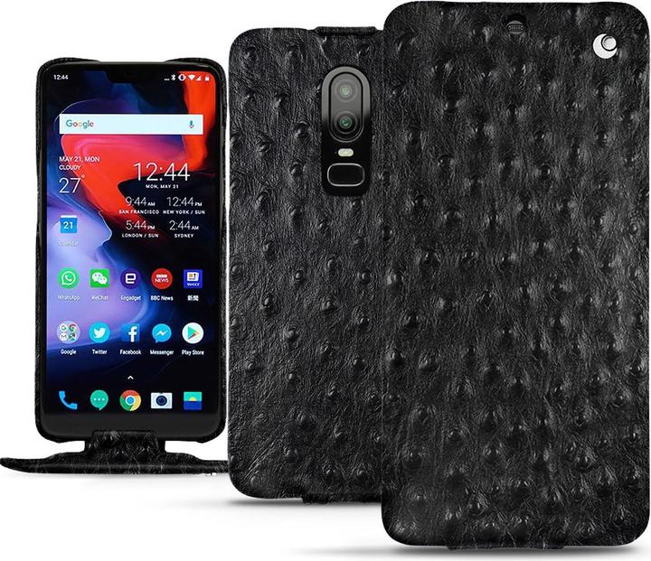 Produktbild Noreve Lederschutzhülle vertikal (OnePlus 6)