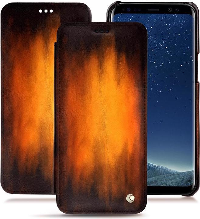 Productafbeelding Noreve Lederen omslag horizontaal (Samsung Galaxy S8+)