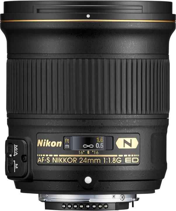 Immagine prodotto Nikon AF-S Nikkor 24mm f/1.8G ED (Nikon F, Full-frame)