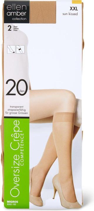Image du produit Ellen Amber Damen Kniestrümpfe Oversize Crêpe (20 DEN)