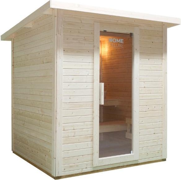 Immagine prodotto Home Deluxe Sauna esterna MACAH L- 221 x 217 cm per 4 persone - Sauna con riscaldamento da 6kW