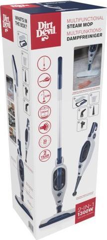 Produktbild Dirt Devil Steam-mop 1300W 230V DD7004 (0.80 Bar, 1300 W)