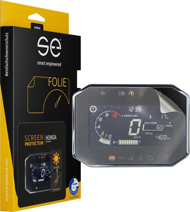 Actual product image Smart Engineered se Anti-reflective 3D Speedo / Cockpit protection film (PU 2) for Honda ADV 350 (2019+)