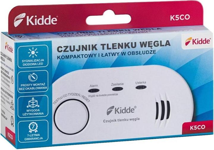 Actual product image Kidde carbon monoxide detector K5CO