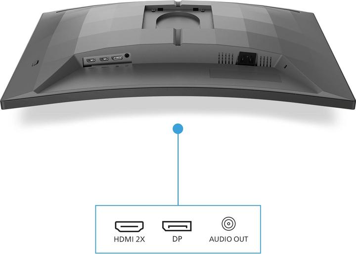 Produktbild Philips MMD 2C5200W/00 VA Monitor,,, höhenverstellbar, 2x HDMI, DisplayPort (1920 x 1080 Pixel, 27")
