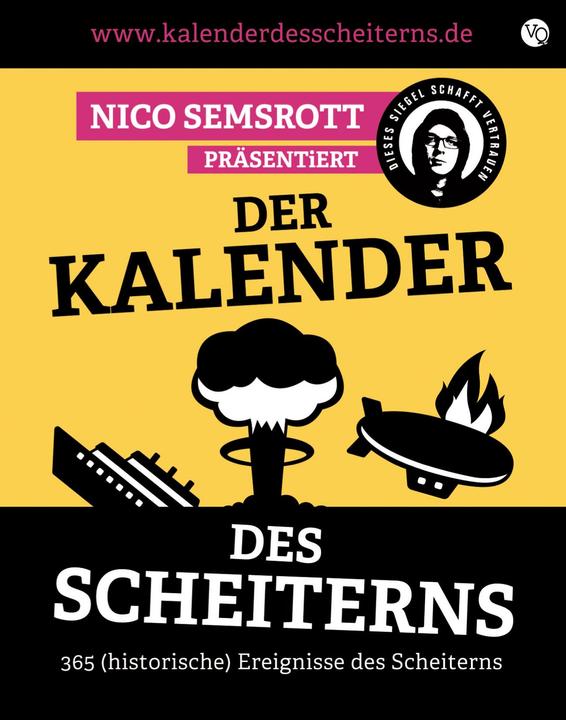 Semsrott:The calendar of failure (Hardcover, German)